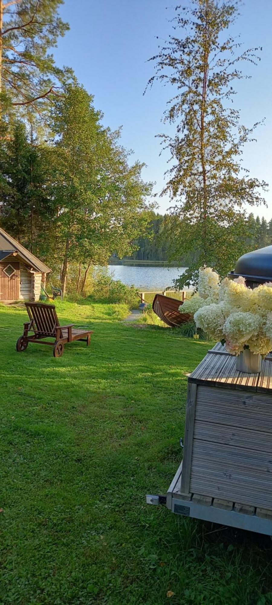Private Lakeside Holiday Property In Nature Kankaanpaa Ngoại thất bức ảnh