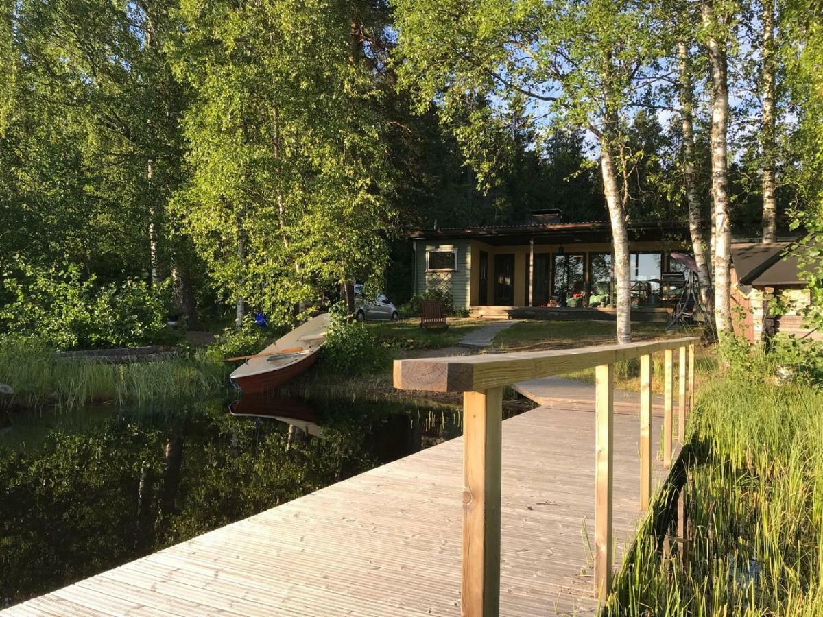 Private Lakeside Holiday Property In Nature Kankaanpaa Ngoại thất bức ảnh